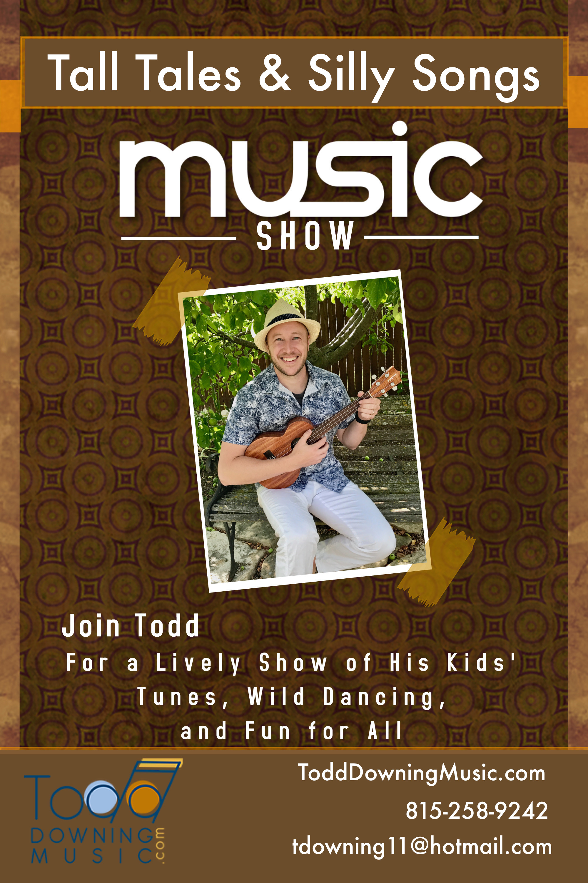 Todd Downing Music Flyer