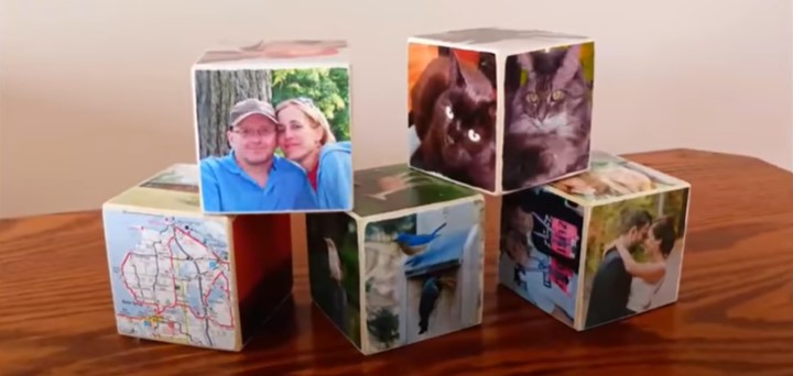 examples of photo block crafts