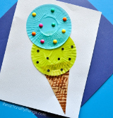 cupcake liner ice cream cone