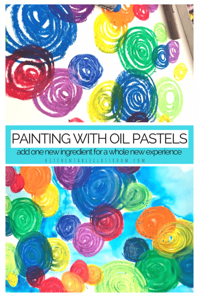 Blending oil pastels