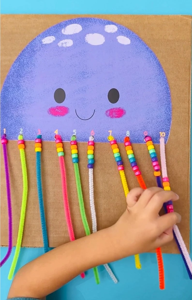 Octopus craft for kindergarten readiness program