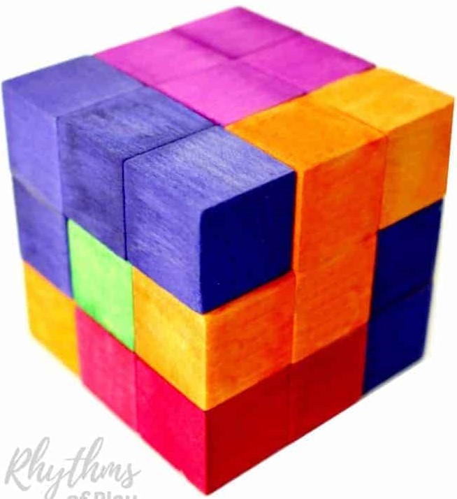 colorful puzzle cube
