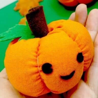 fabric pumpkin