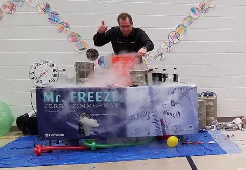 Mr. Freeze science show