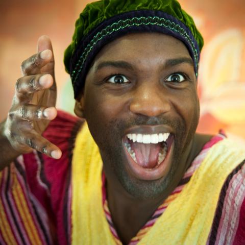 African man