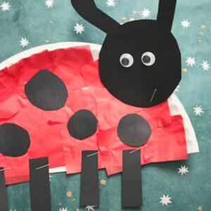 Paper Plate Ladybug