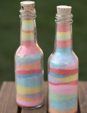 colorful sand art