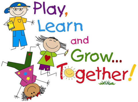 Play, Learn, and Grow Together with kid clip art