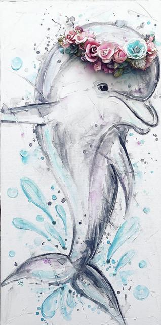 Dolphin painting