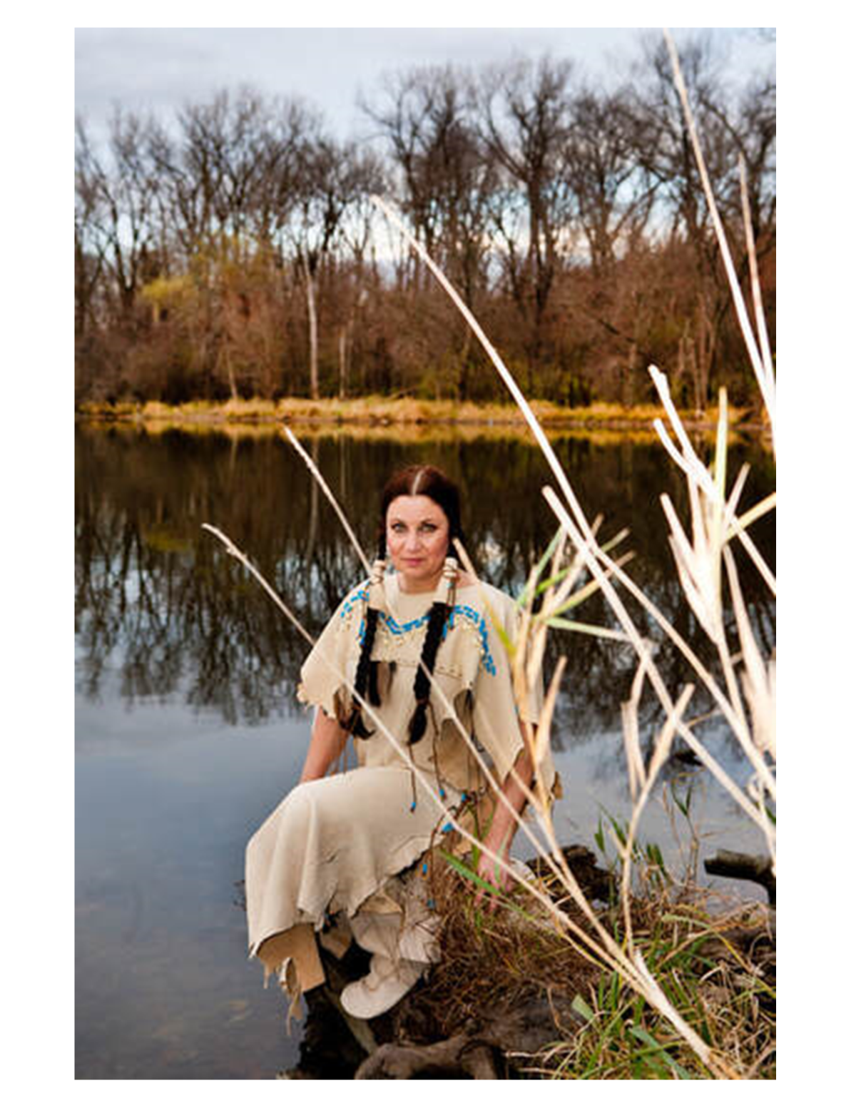 Martina Mathisen from Edu-tainment as Sacagawea