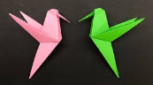 Origami birds