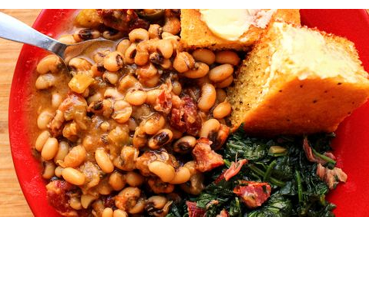 Black-eyed Peas and Corn Bread