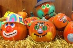 decorated pumpkins