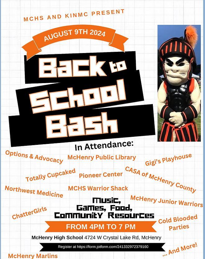 Community back to school bash, McHenry High School 