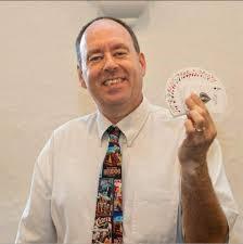 Brian Holt with deck of cards